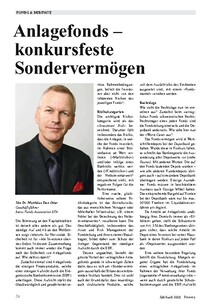 Fonds  konkursfeste Sondervermögen